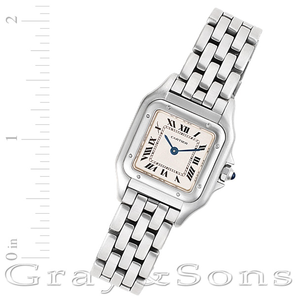 cartier ladies panthere 1320 stainless steel quartz watch