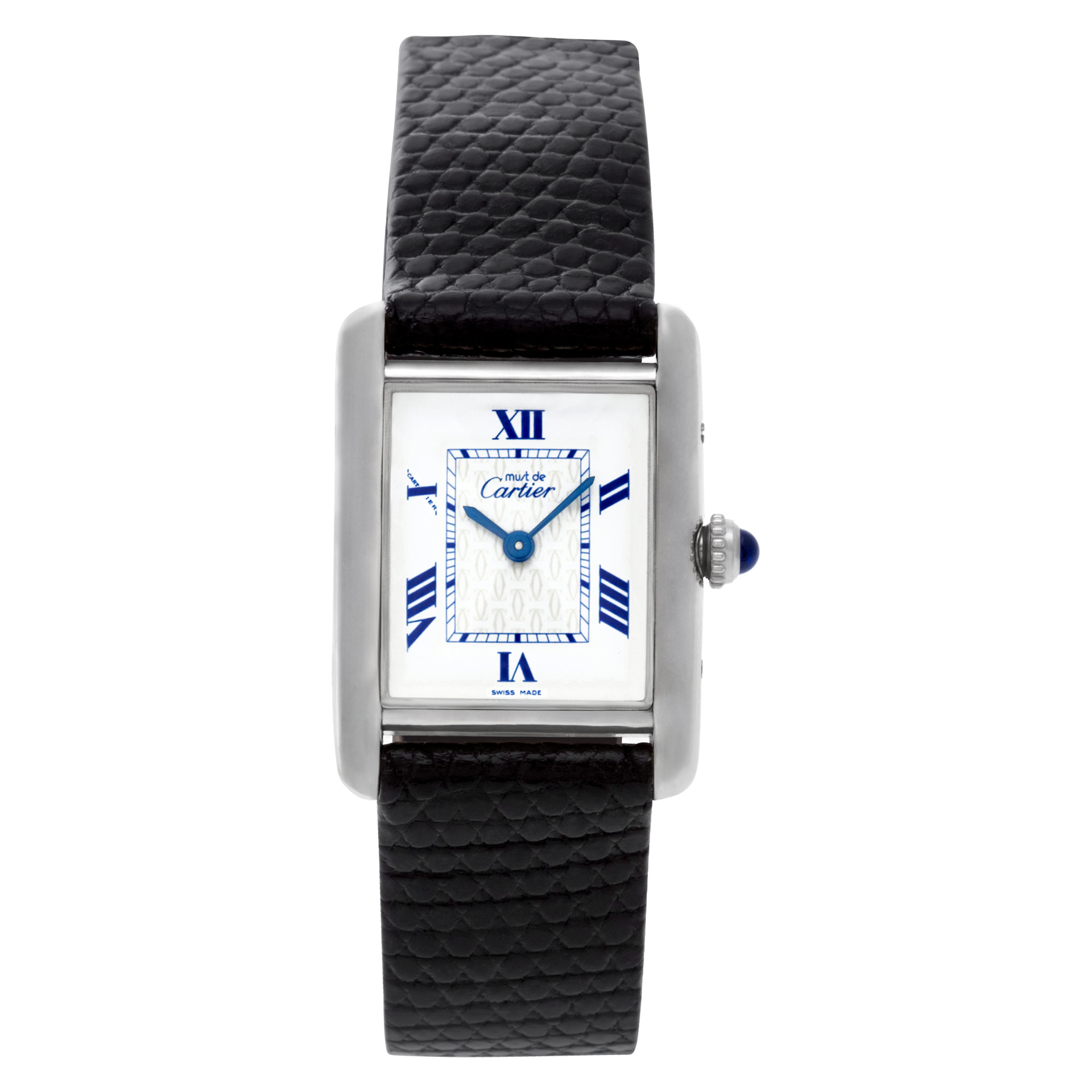 Pre-owned Cartier Tank 2416 sterling 