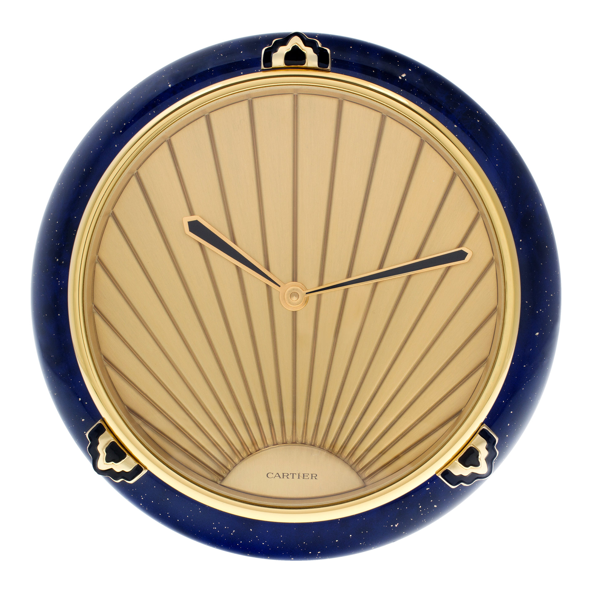 de Cartier clock brass 128mm Quartz 