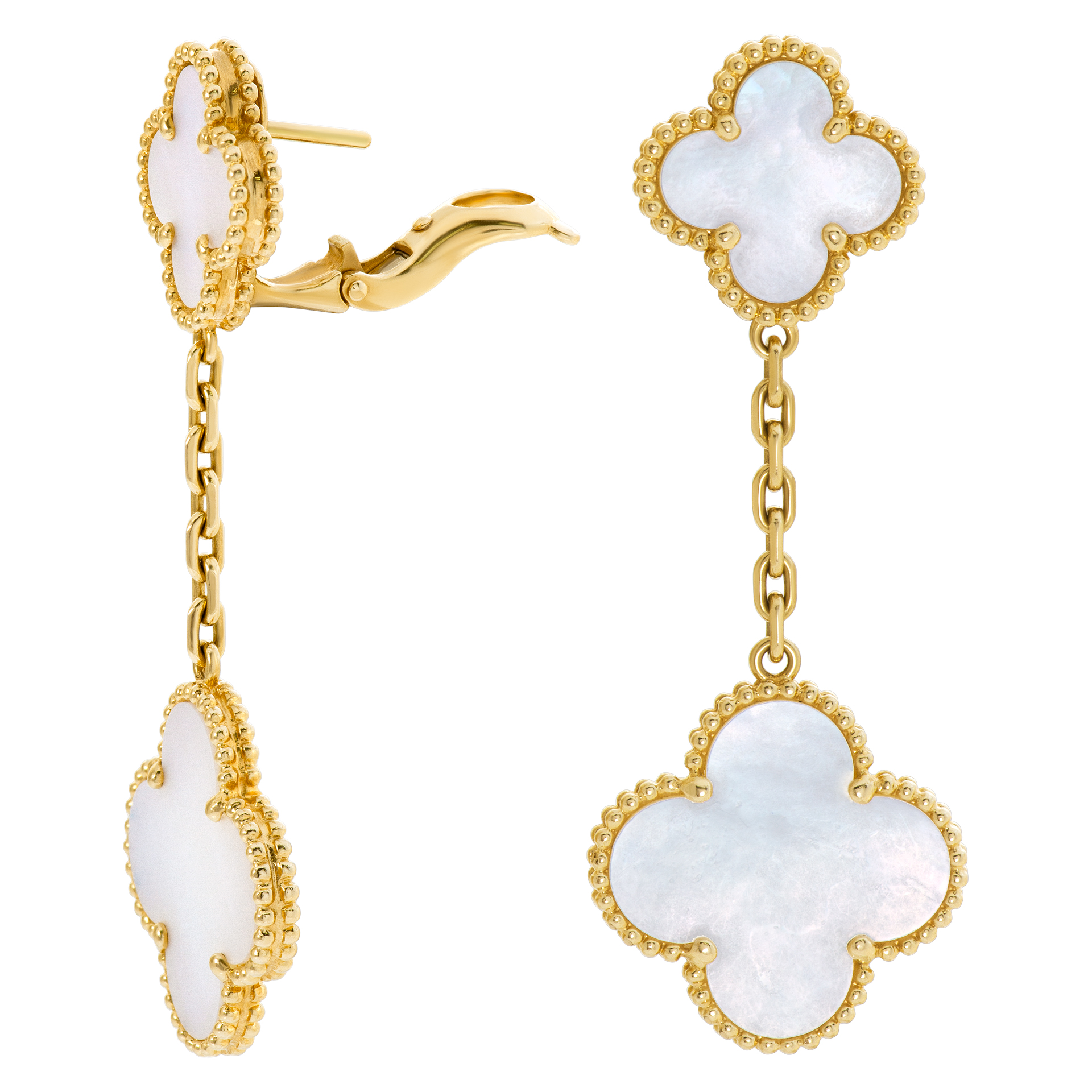 Van Cleef & Arpels Magic Alhambra earrings 2 motifs