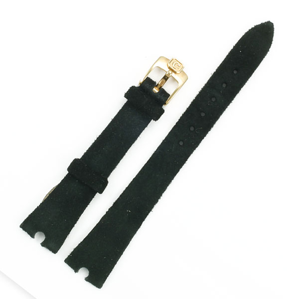 Ladies Chorpard black fabric strap (15x10)