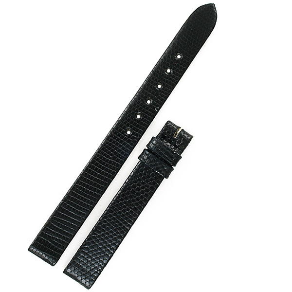 Ladies Rolex black lizard strap (11x10)