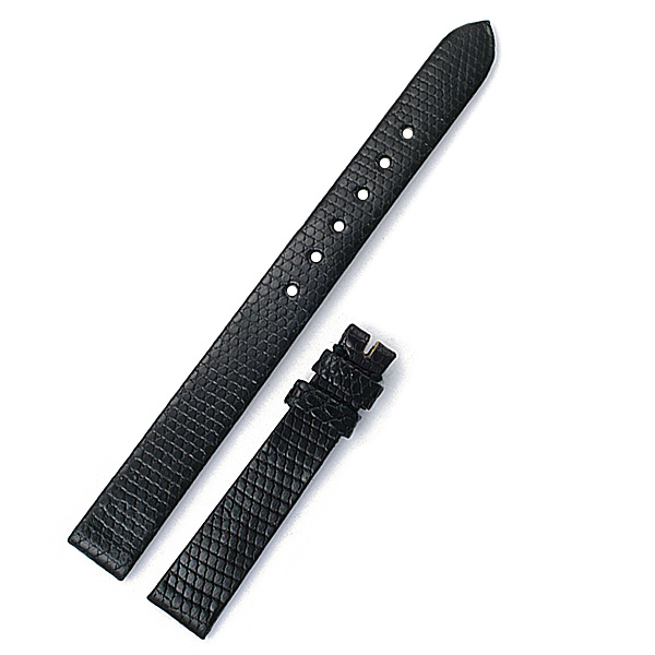 Ladies Rolex black lizard strap (11x8)