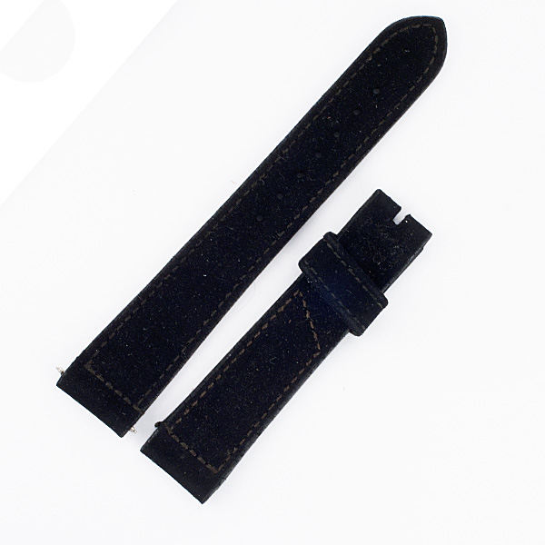 Rolex suede black strap (18x15)