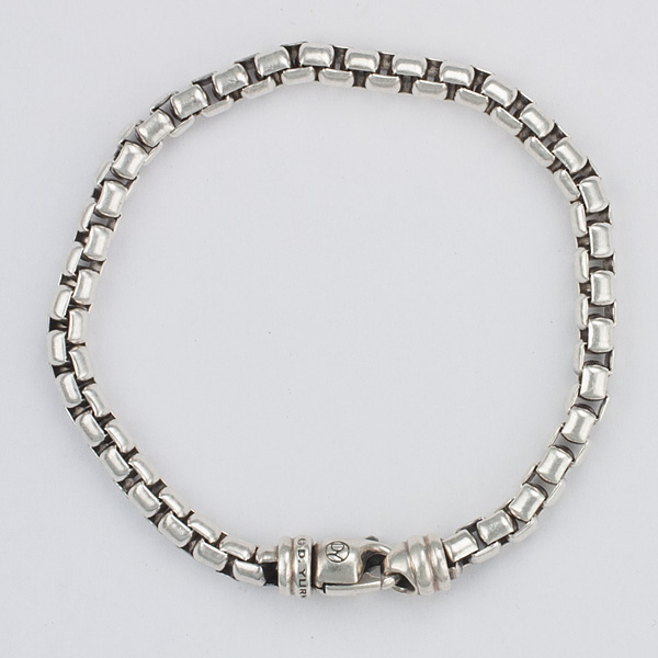 David Yurman sterling silver box bracelet