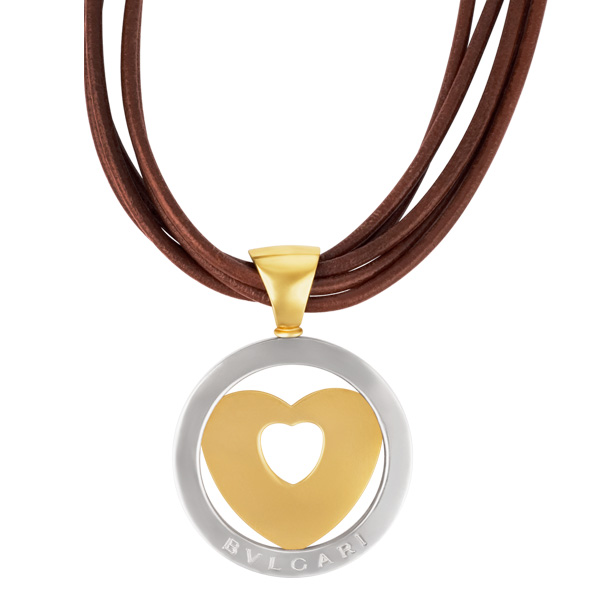 Bvlgari heart pendant