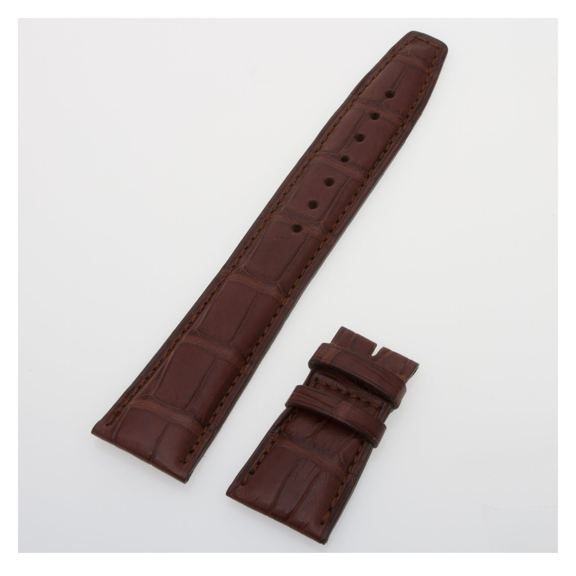 IWC matte brown alligator strap (22x18) IWA29444