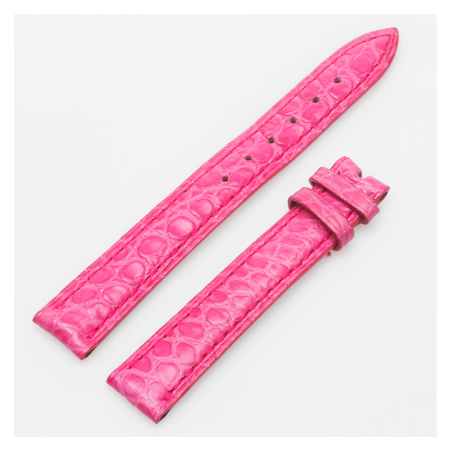 Chopard pink crocodile strap (13mm x 11.5mm)