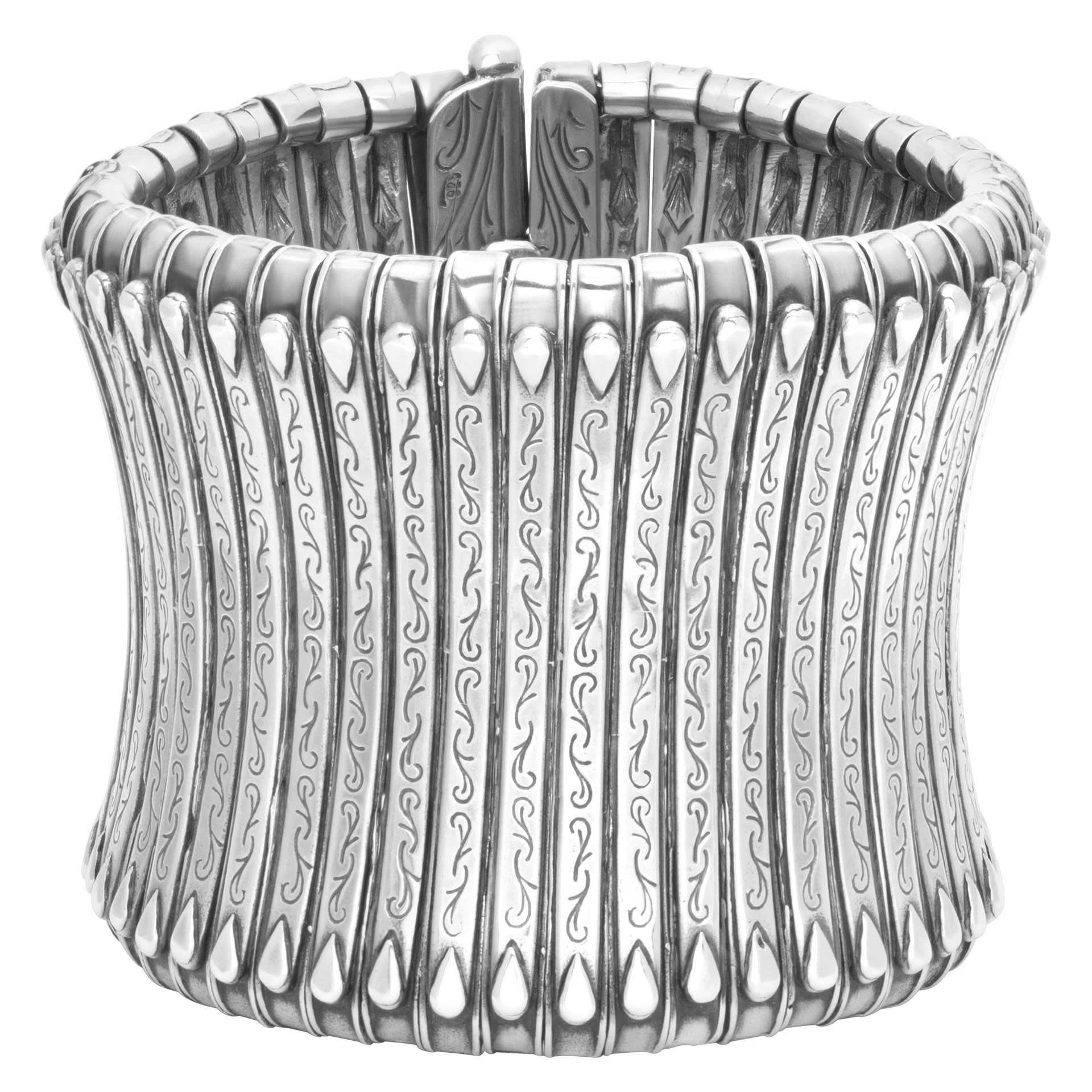 Konstantino Tower cuff bracelet in sterling silver
