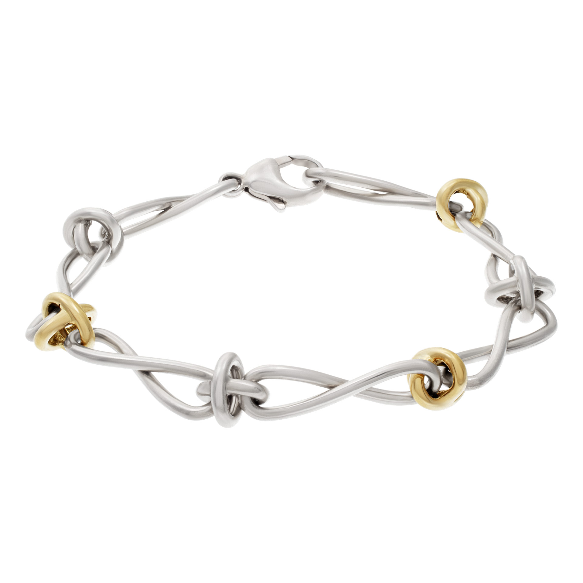 Tiffany & Co. Elsa Peretti bracelet in sterling silver and 18k