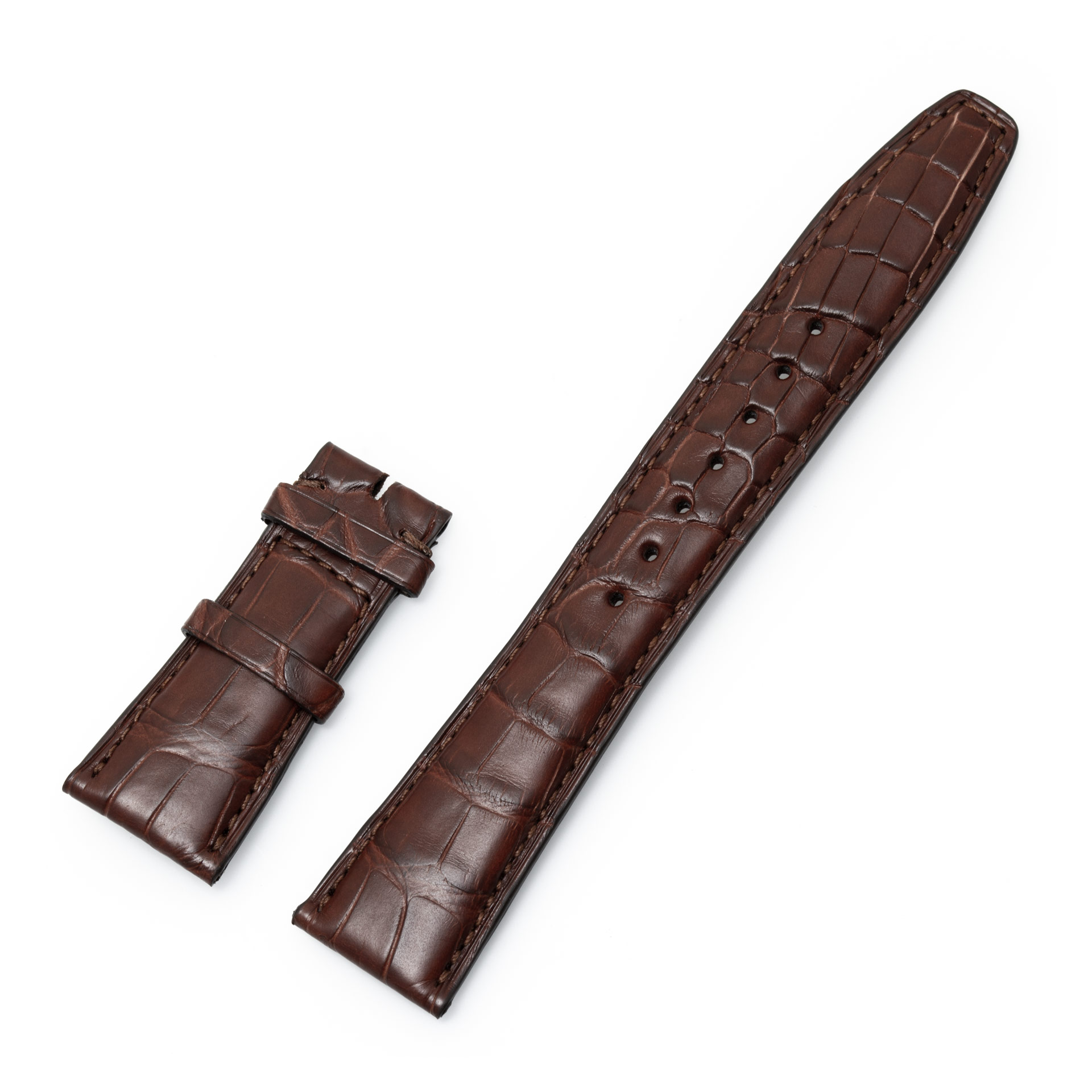 IWC brown alligator strap (22x18)