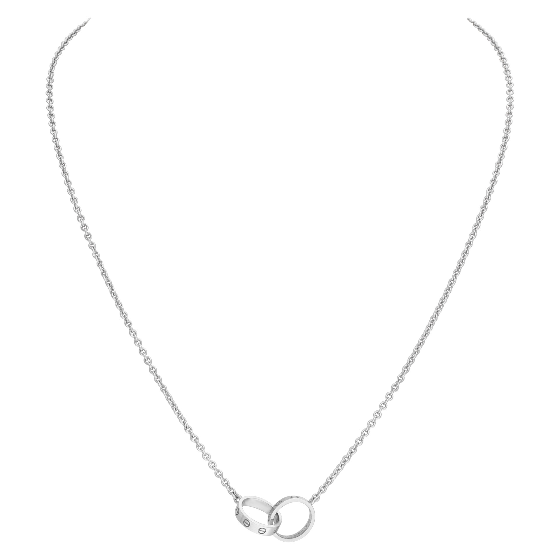 Cartier Love necklace in 18k white gold