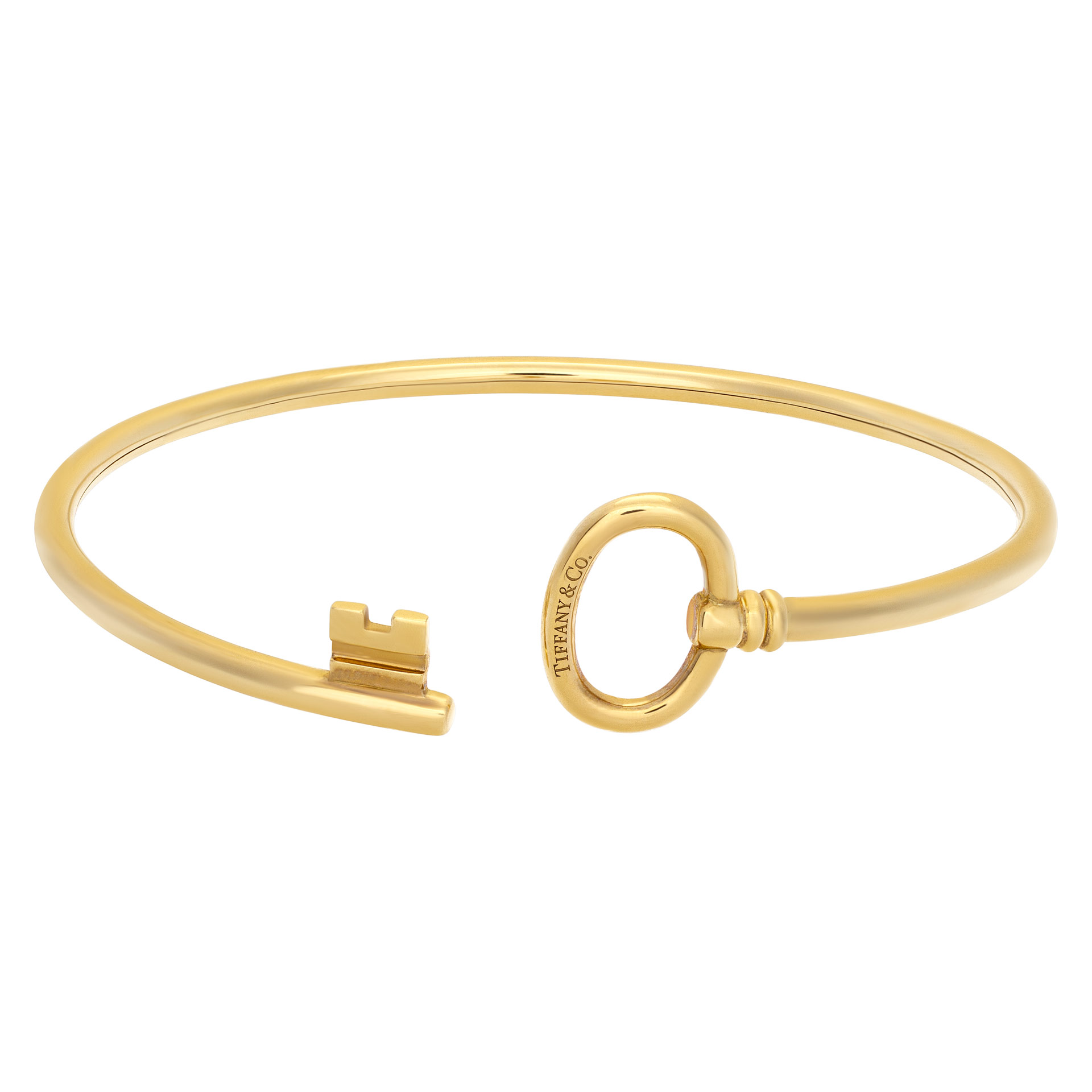 Tiffany & Co wire key bracelet in 18k yellow gold