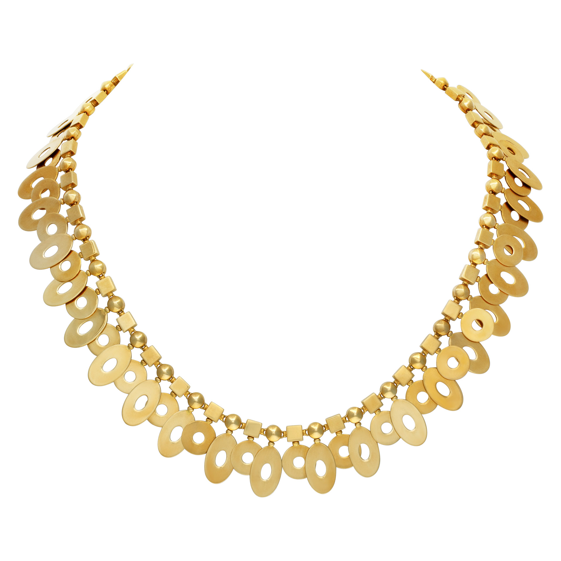 Bvlgari Disc Necklace in 18k yellow gold