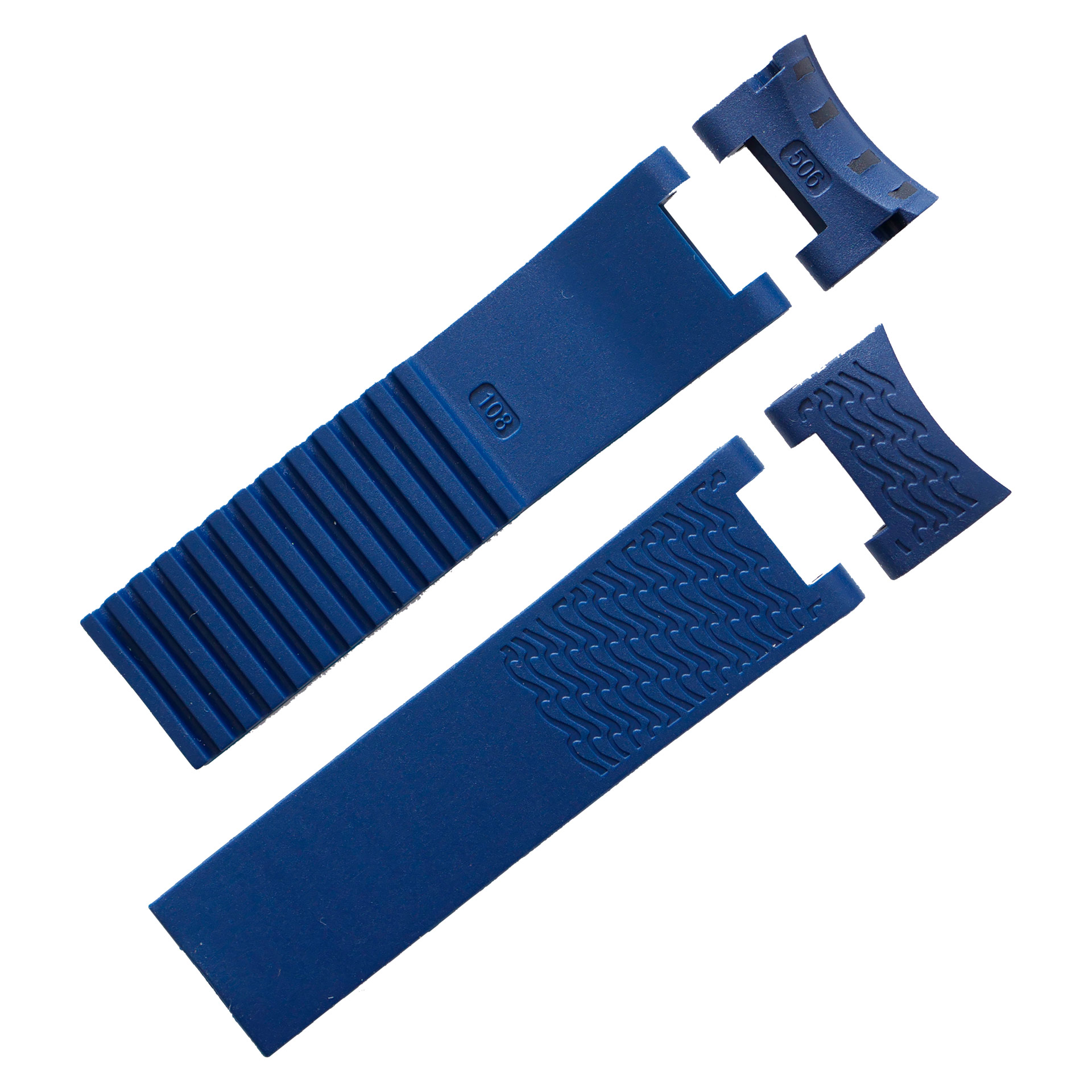 Ulysses Nardin Maxi Marine Diver Blue Rubber Strap (22mm x 20mm)