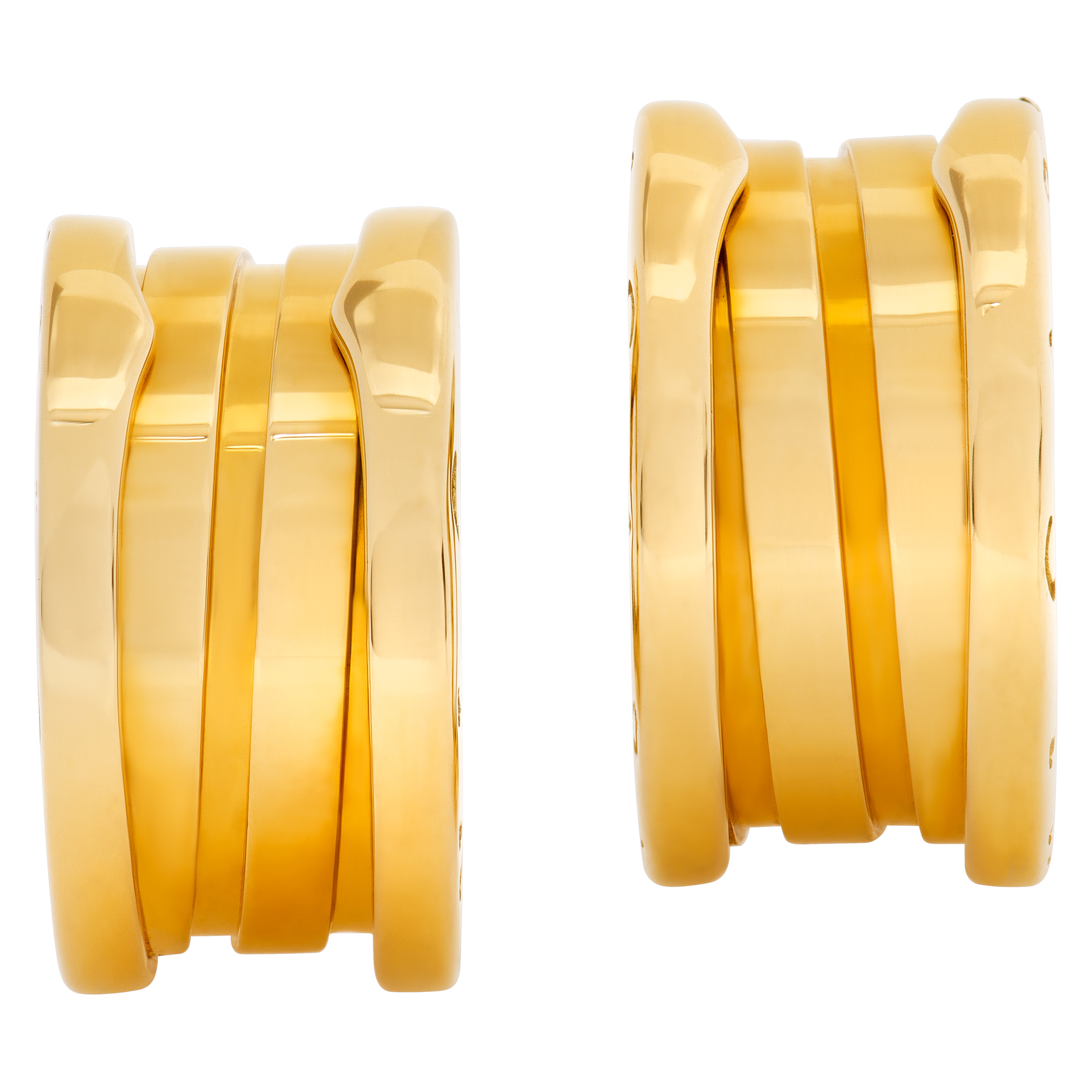 Bvlgari  B.Zero1 hoop earrings in 18k yellow gold