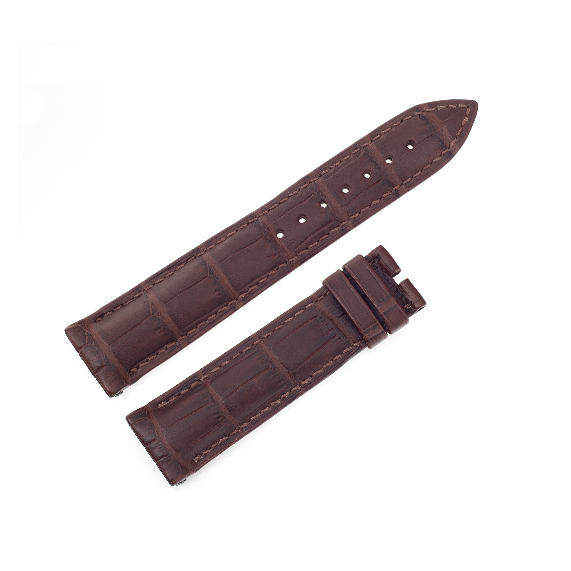 Ulysse Nardin brown alligator strap (20mm x 18mm)