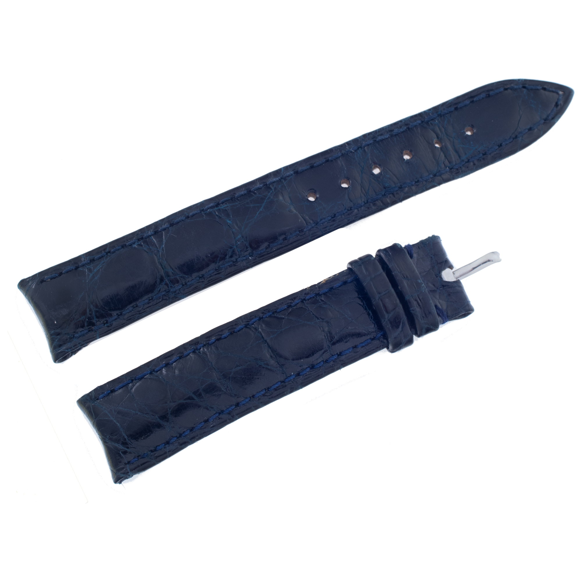 Chopard dark blue crocodile strap 15mm x 14mm for tang buckle (Default)
