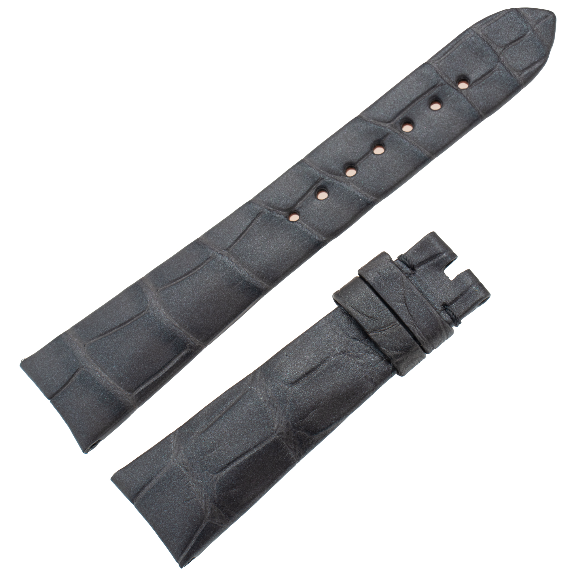 Omega Grey Alligator Leather Strap (18mmx14mm)