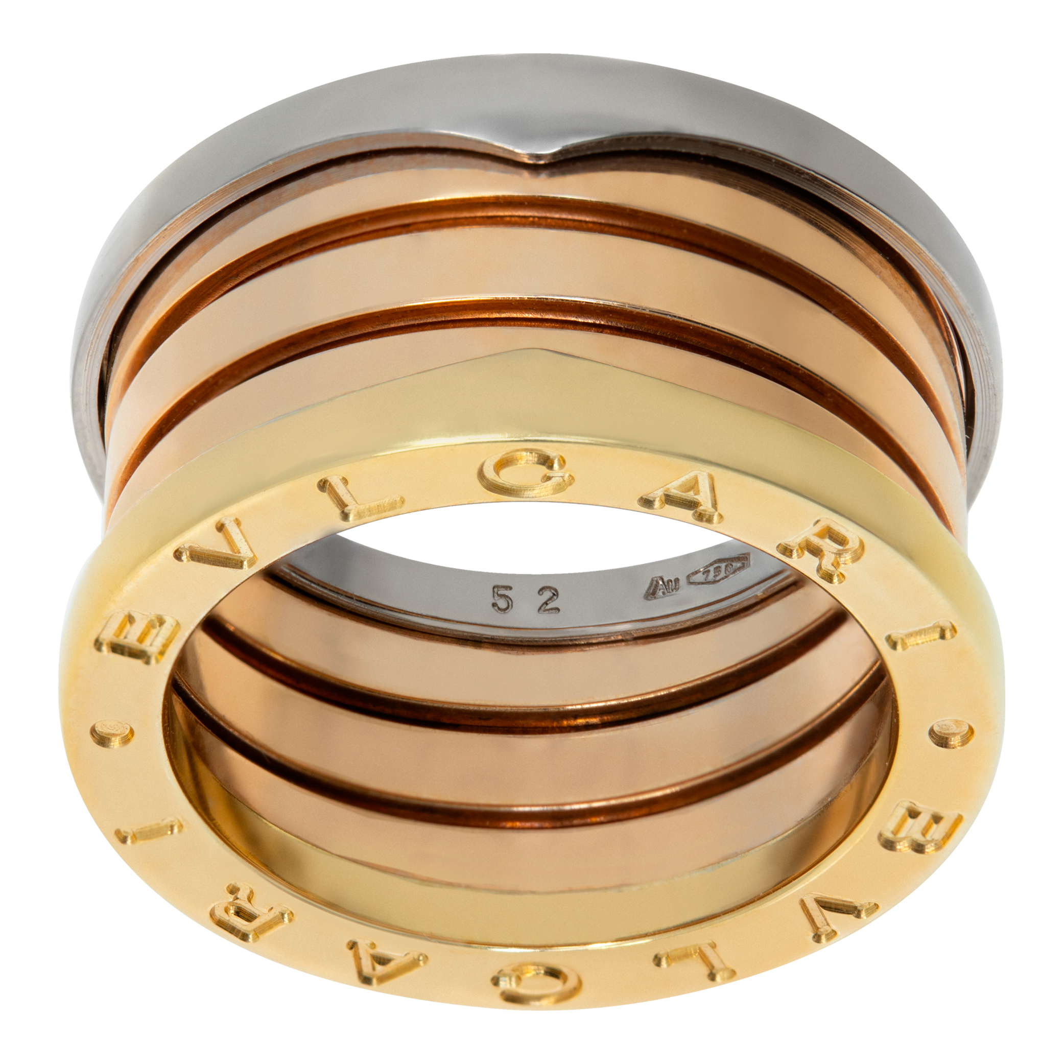 Bvlgari B. Zero 1 tricolor ring in 18k size 52 (Default)