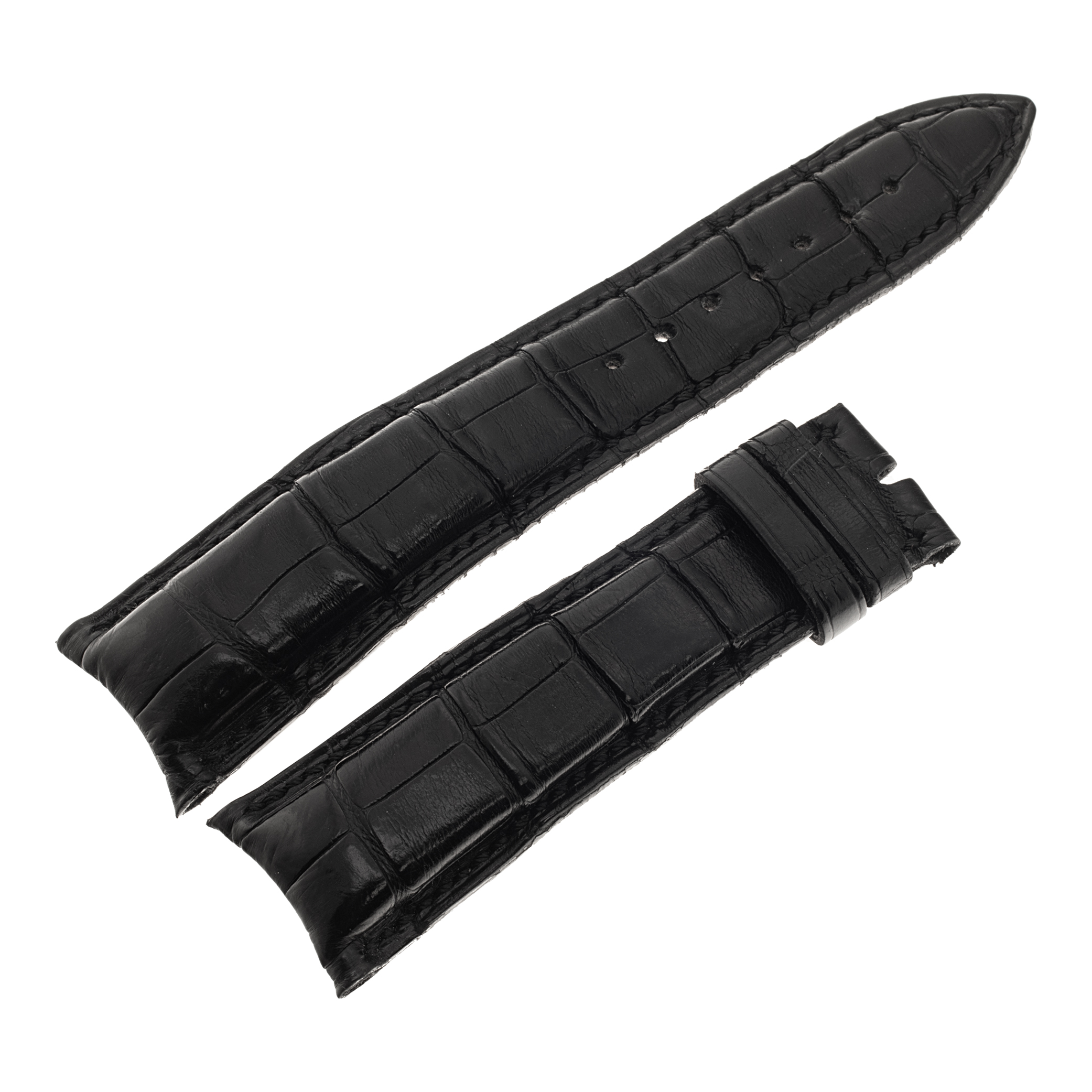 Ulysse Nardin Black Leather Strap 21/18mm
