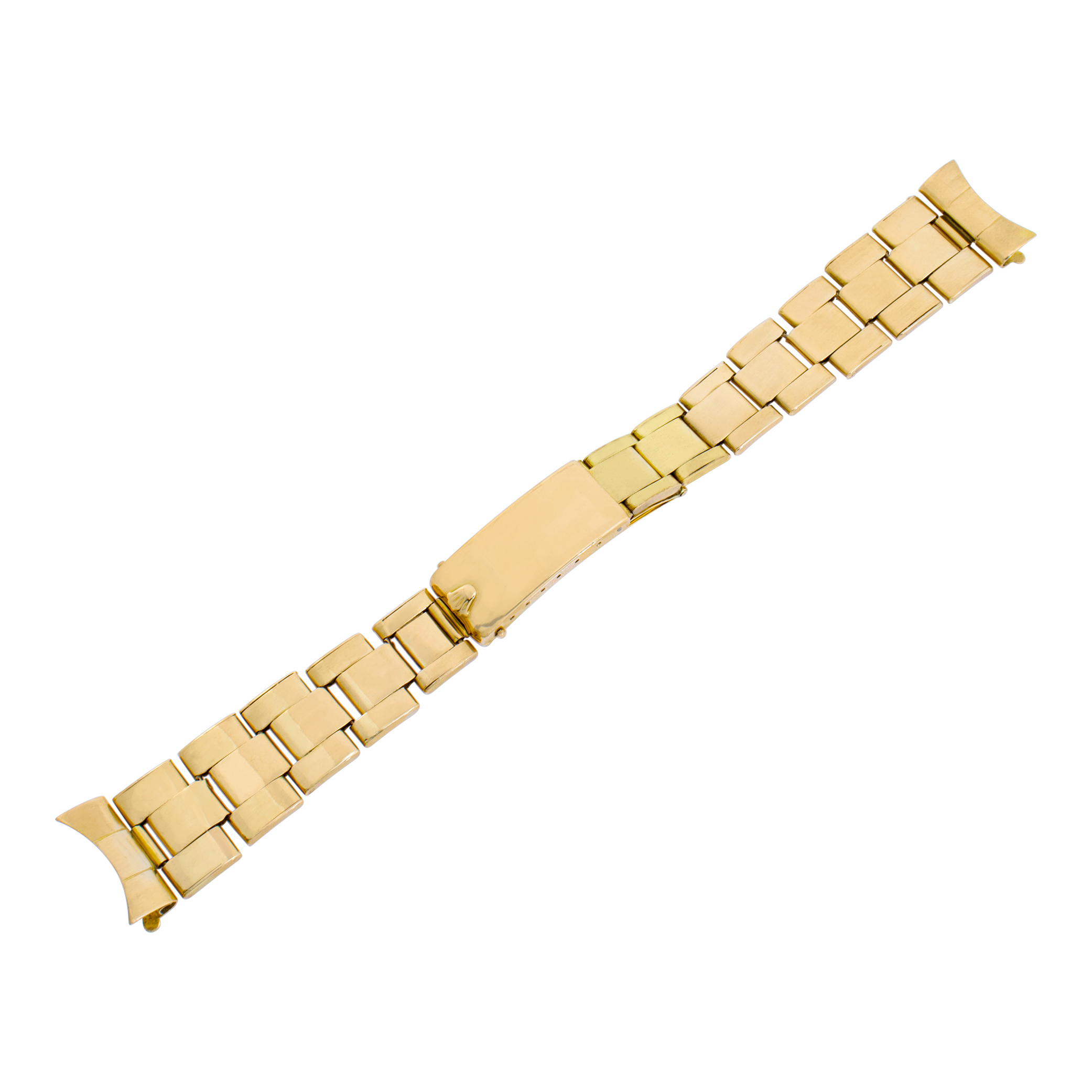Rolex Oyster link rivet band in 18k yellow gold (Default)