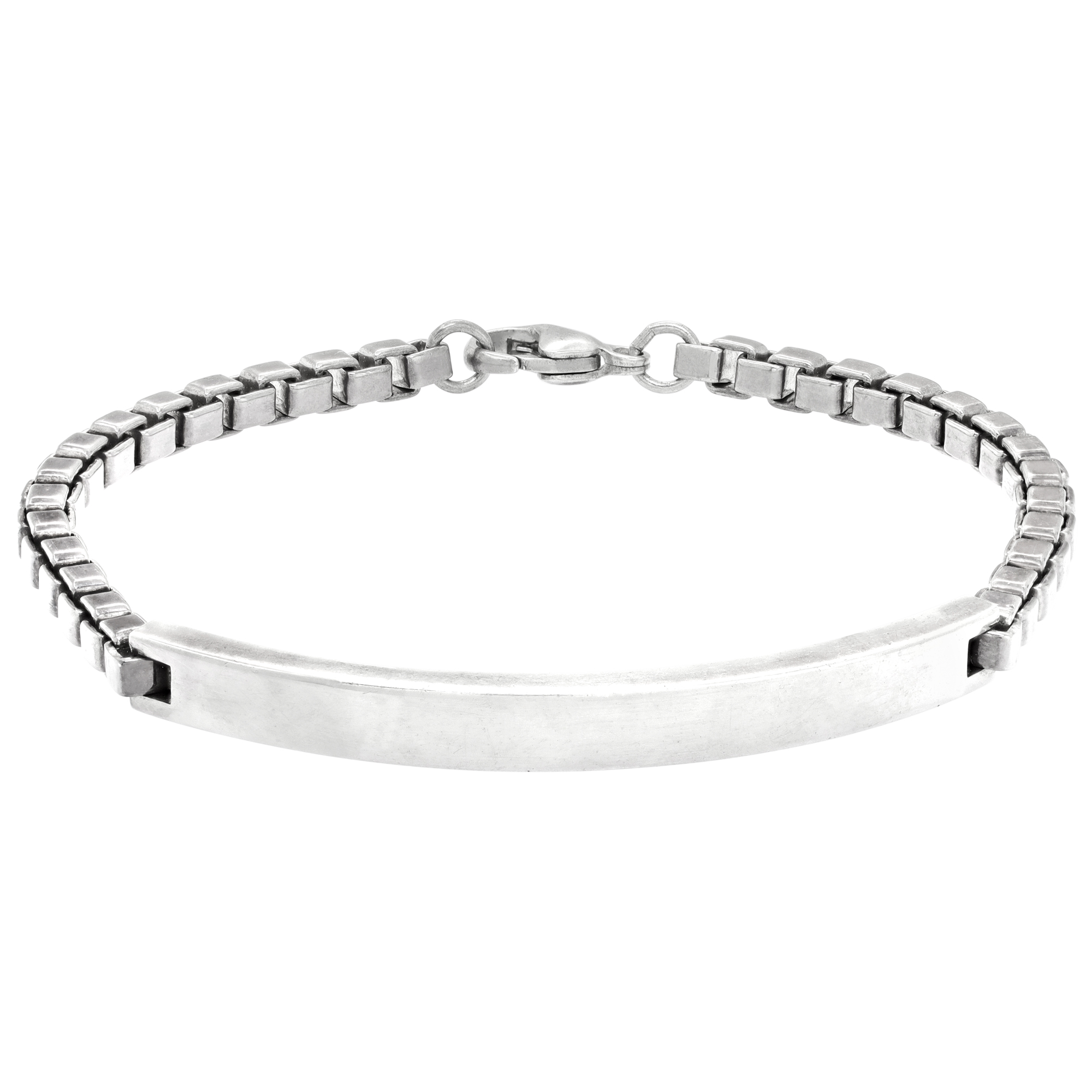 Tiffany & Co. Venitian Link ID Bracelet in sterling silver