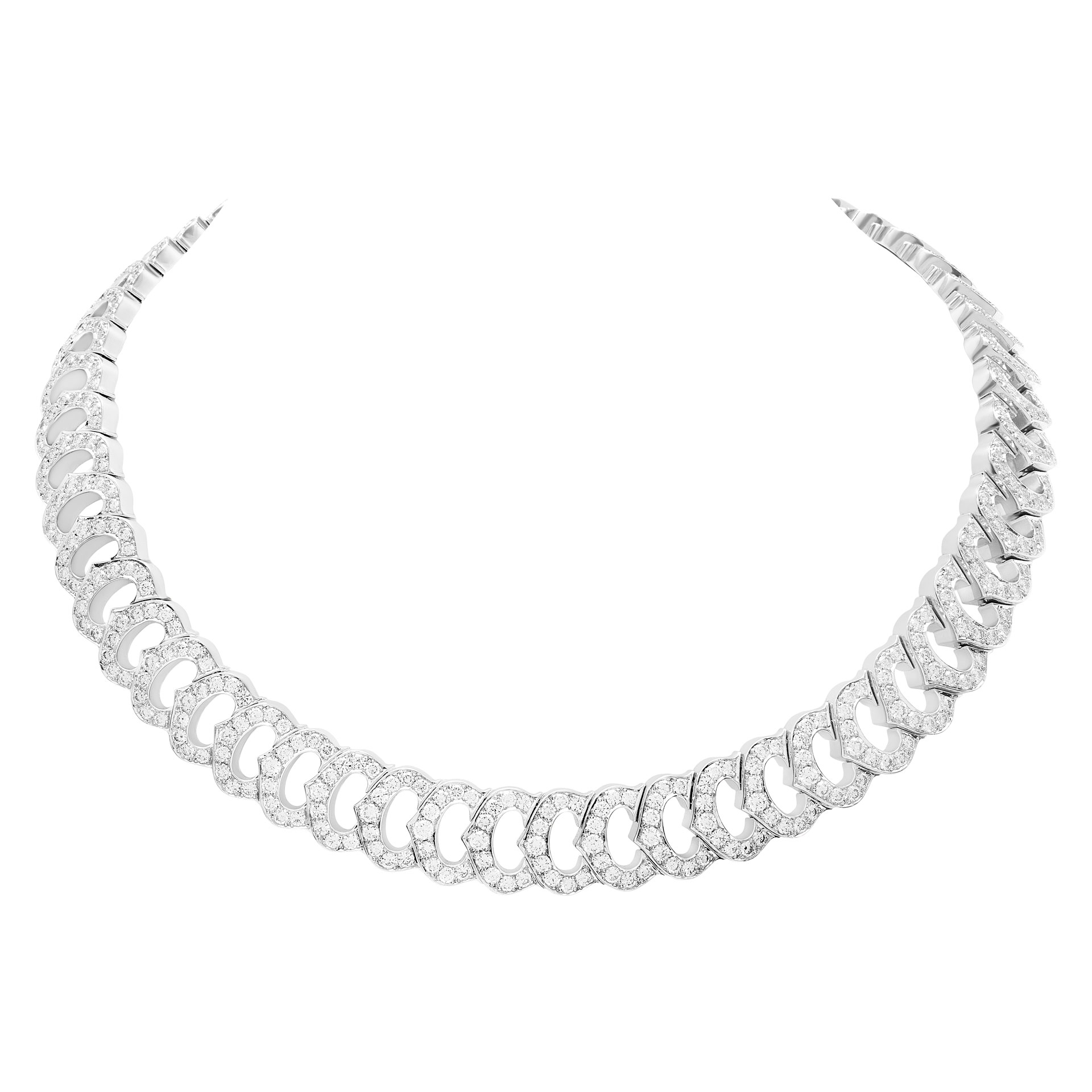 Cartier "C de Cartier" choker necklace, approximately 19.54 cts in diamonds