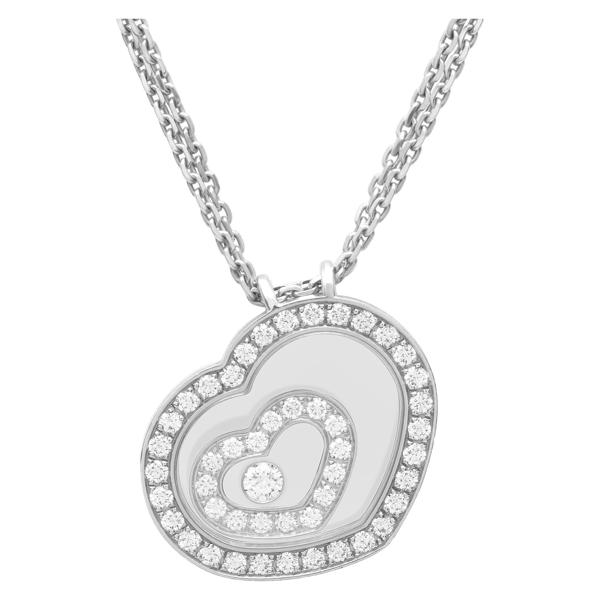 Heart Chopard Happy Diamond Happy Spirit necklace