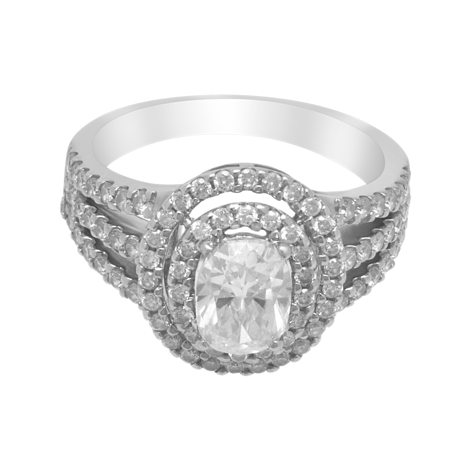 GIA certified cushion cut diamond 1.01 carat G color, VS2  clarity diamond ring