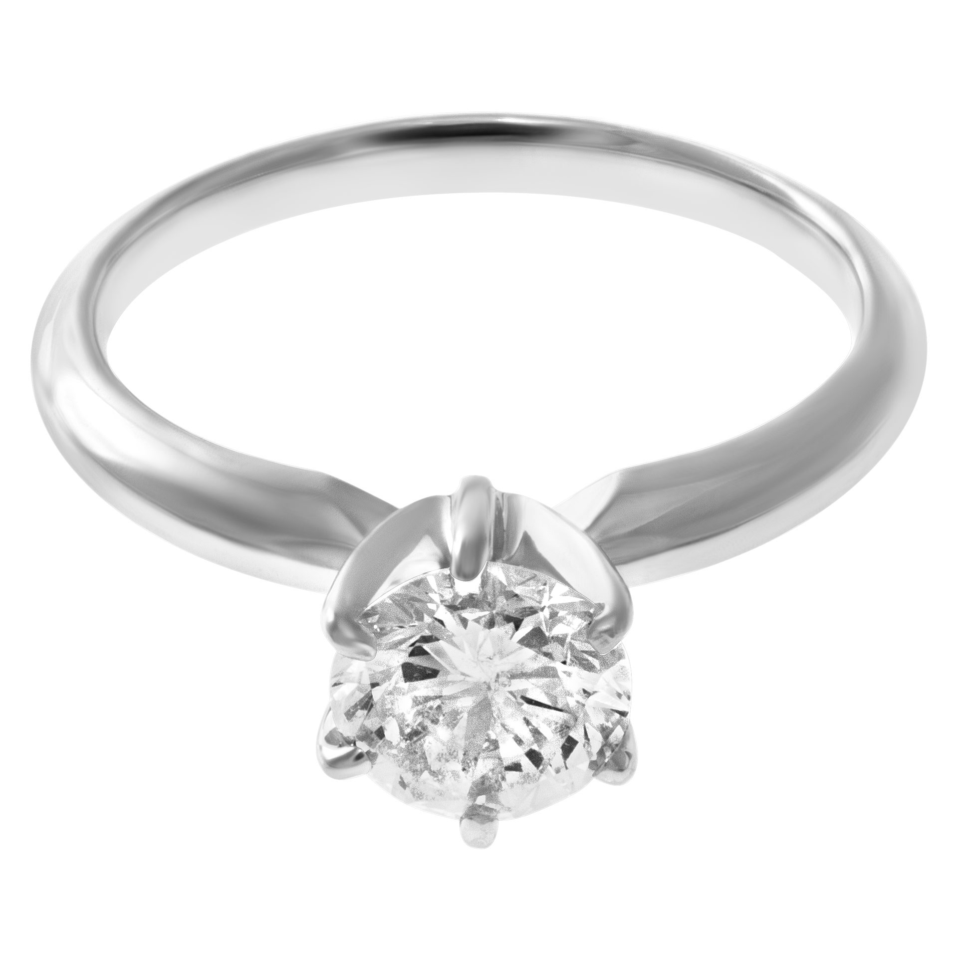 Gia certified round brilliant diamond 1.31 carat (F color, I1 clarity)