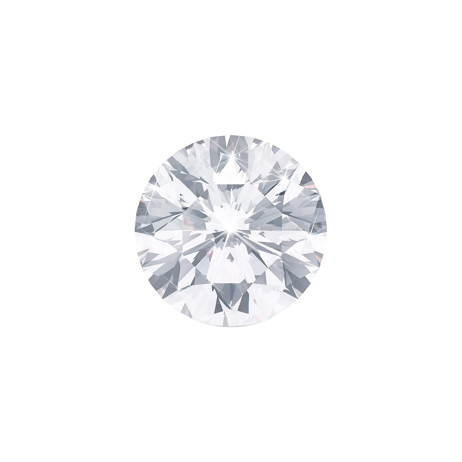 GIA Certified Round Brilliant Cut Diamond. 0.52 carat, (I color, SI2 clarity)