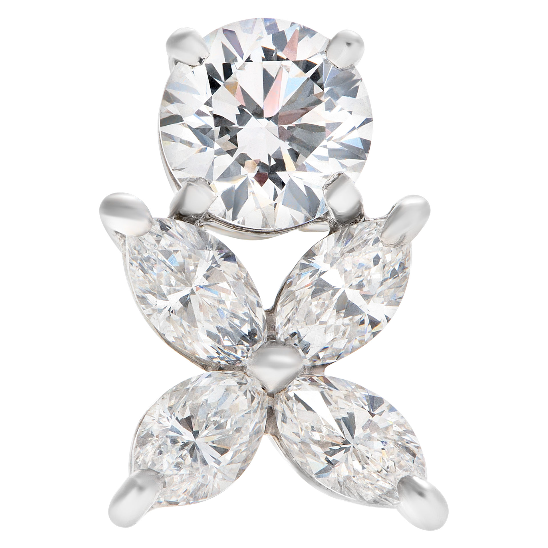 Tiffany  Co diamond studs earrings 1 carat