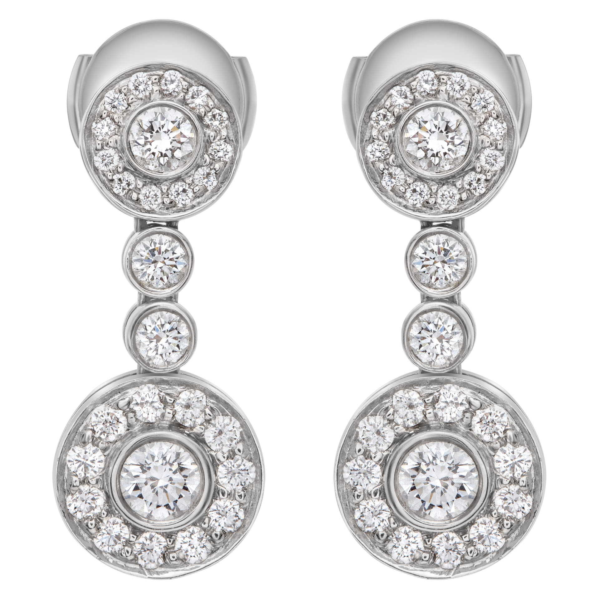 Tiffany & Co. Diamond Platinum earrings Circlet Collection