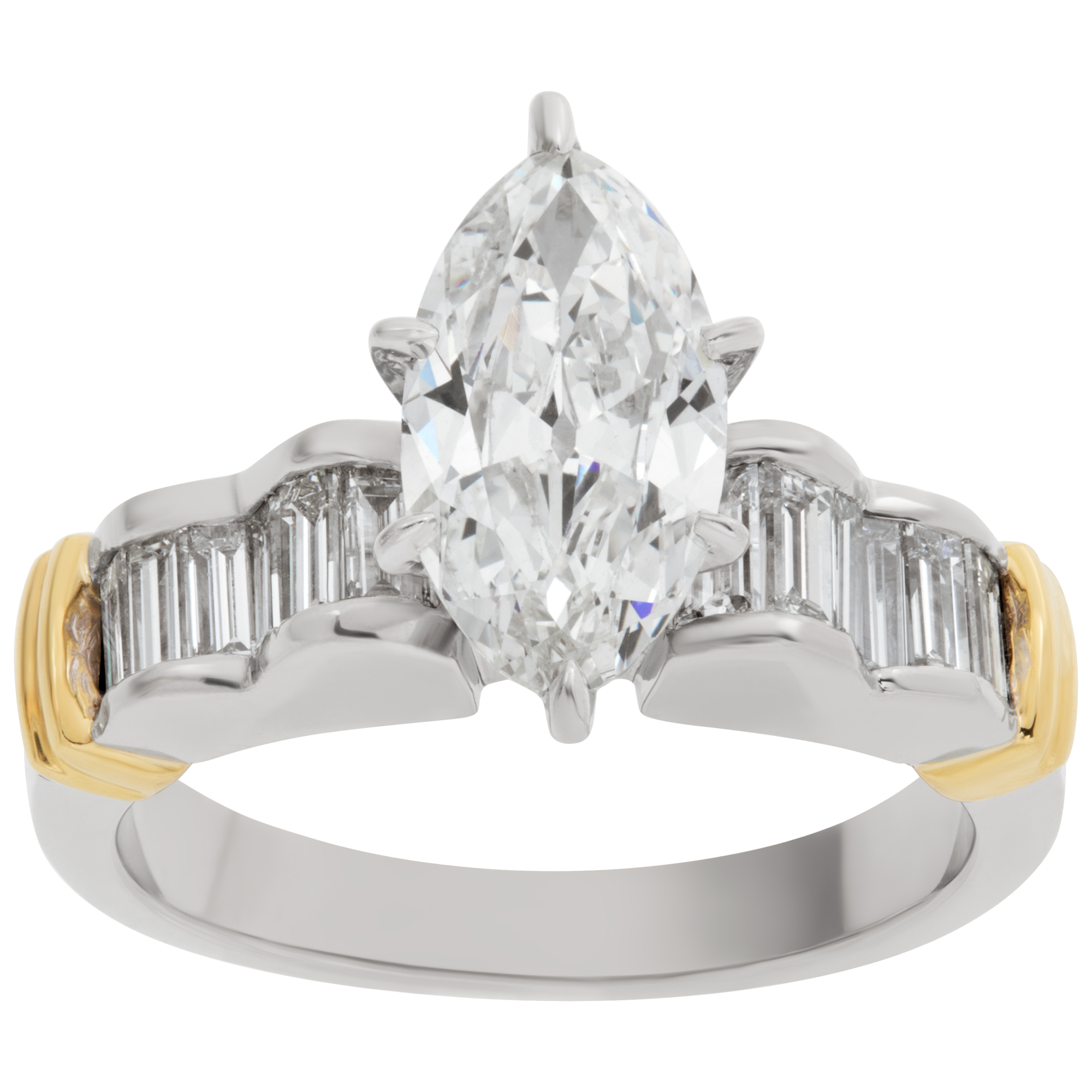 GIA oval brilliant cut diamond 1.93 carat (I color, VS2 clarity)