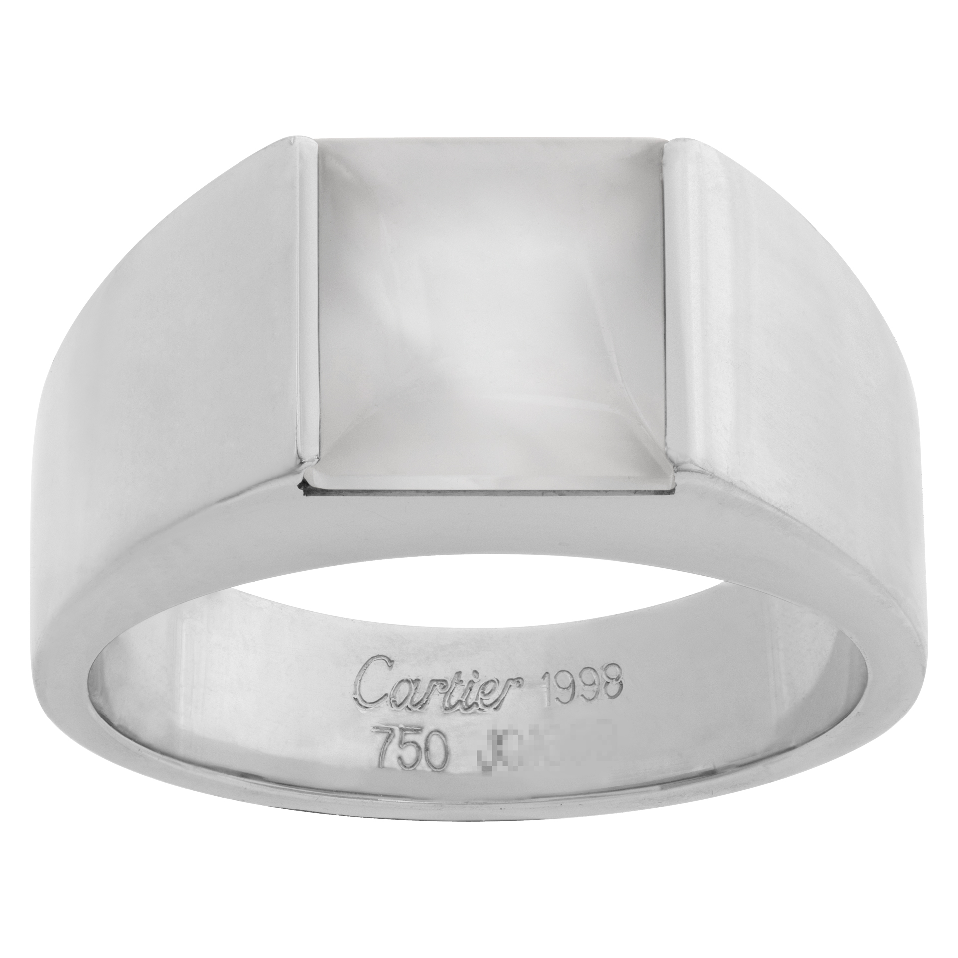 Cartier Tank ring in 18k white gold with moonstone (Stones)