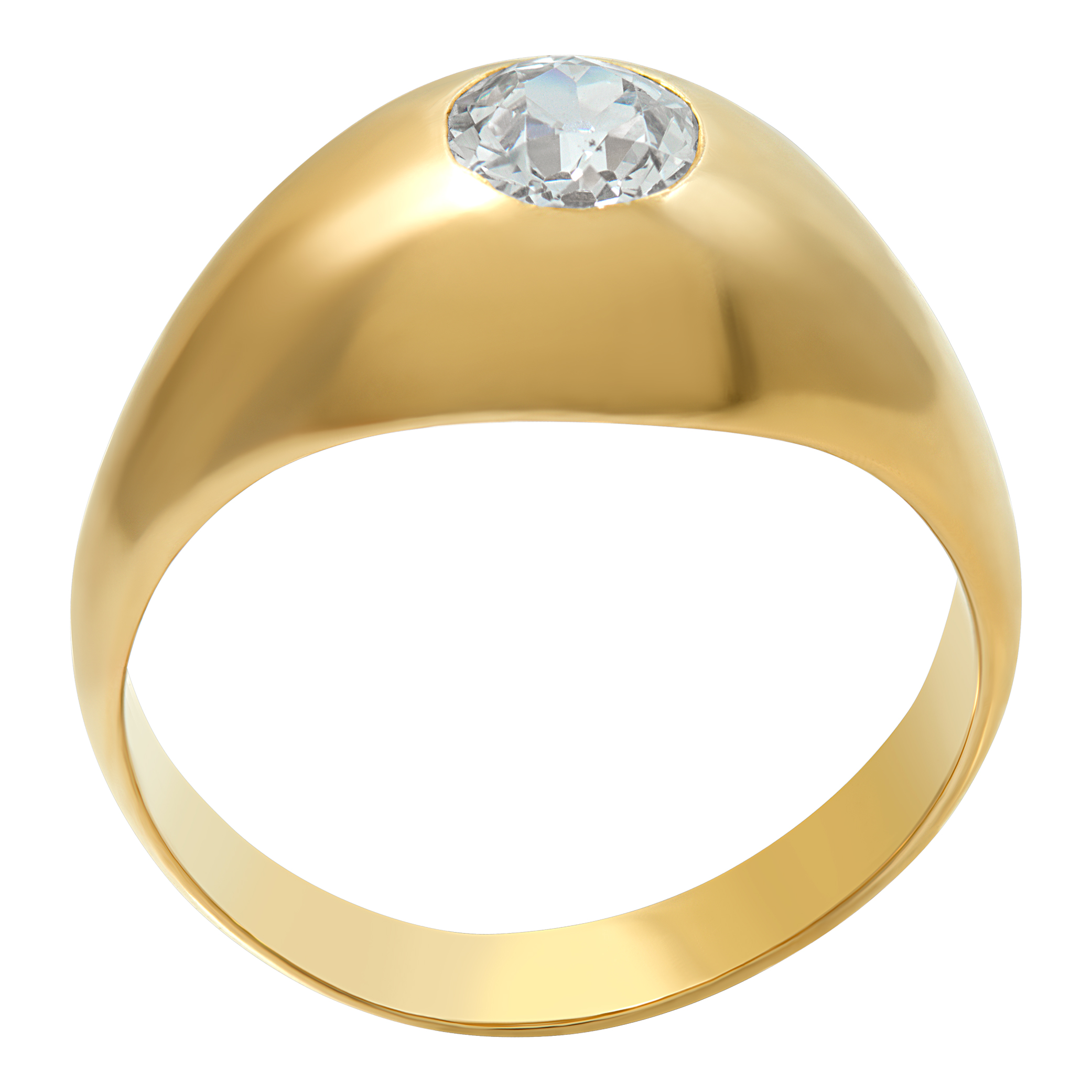 Diamond ring in 14k with approx. 0.75 carat H-I color, SI clarity