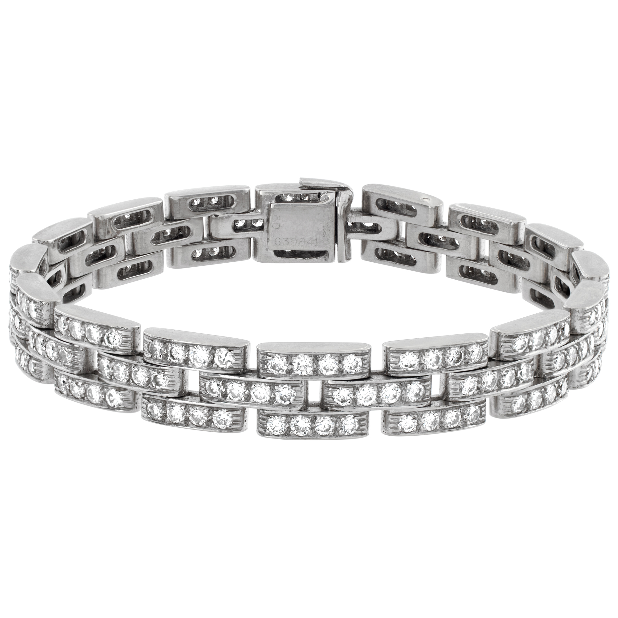 Cartier Maillon Panther 3 pave row bracelet (Stones)