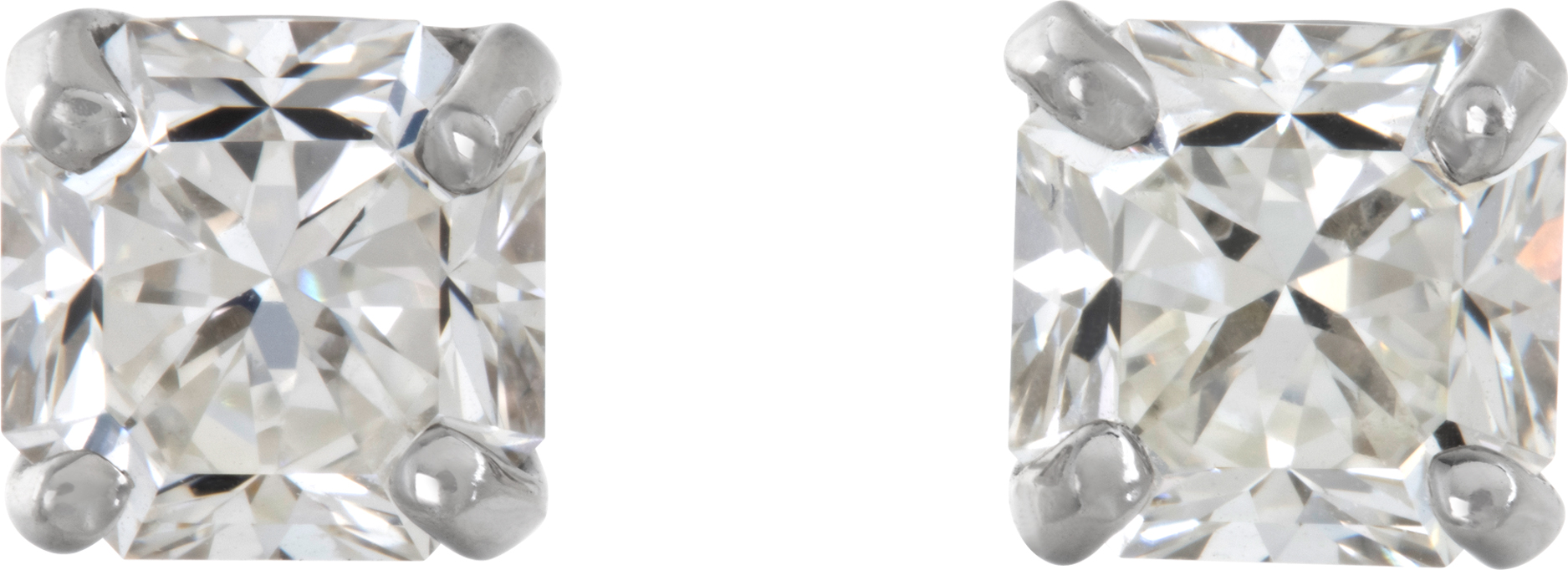 Tiffany & Co. Lucida Cut Studs earrings in platinum with 2.19 cts
