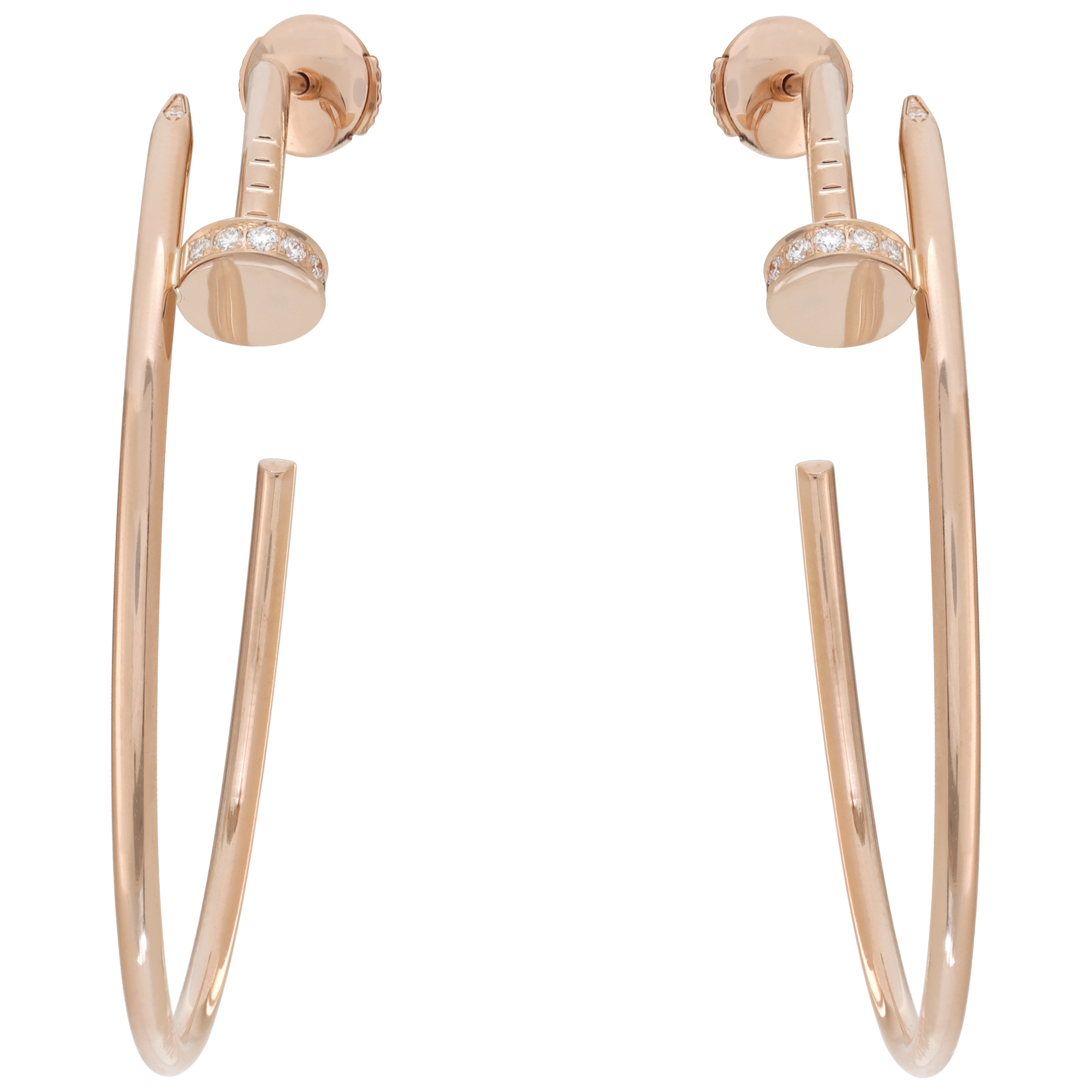 Cartier Juste un Clou earrings in 18k rose gold