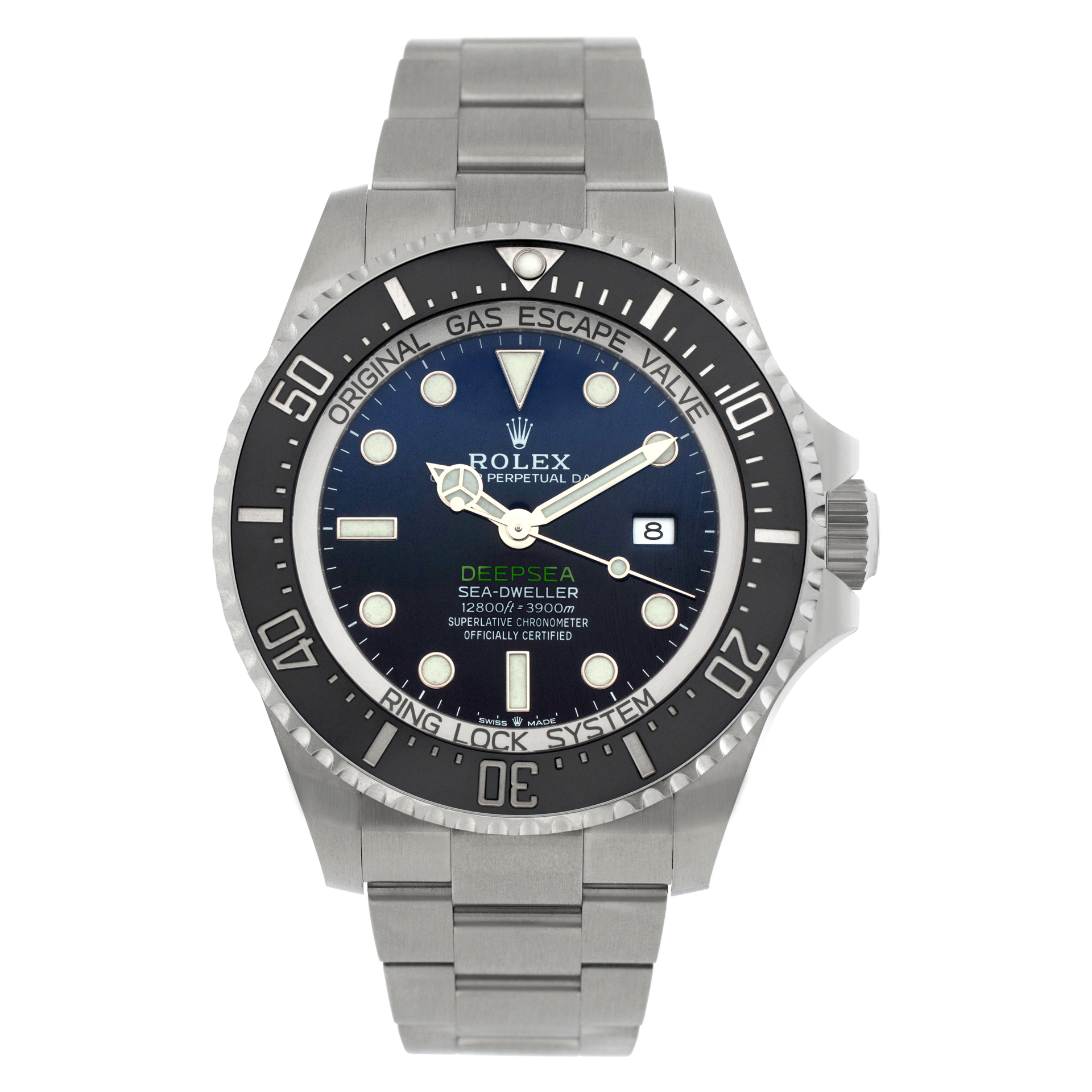 Unused Rolex Deepsea Deep Blue "James Cameron" 43mm 126660