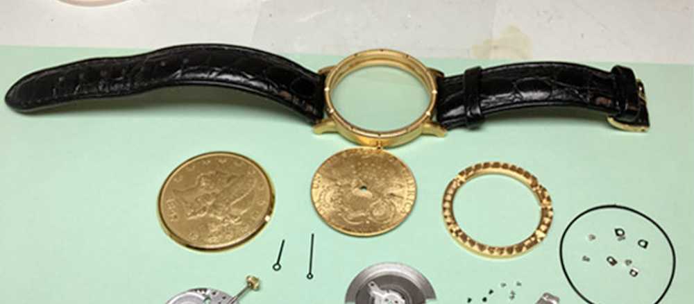 Corum Twenty Dollars Watch Repairs by Gray and Sons Jewelers