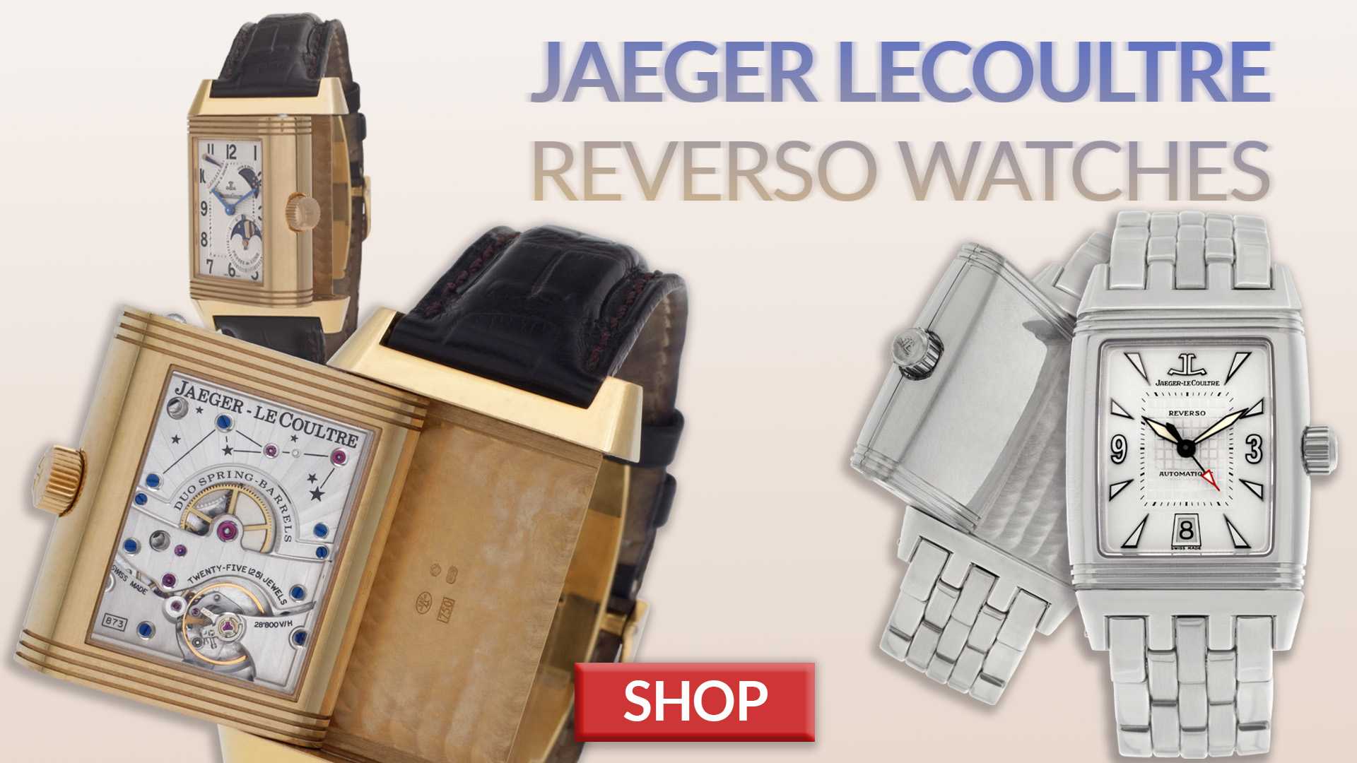 Pre-Owned Certified Used Jaeger LeCoulture Watches Header