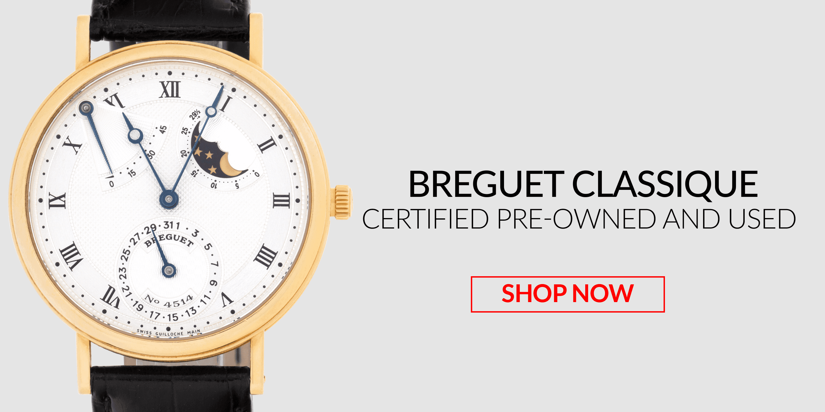 Pre-Owned Certified Used Breguet Watches Header