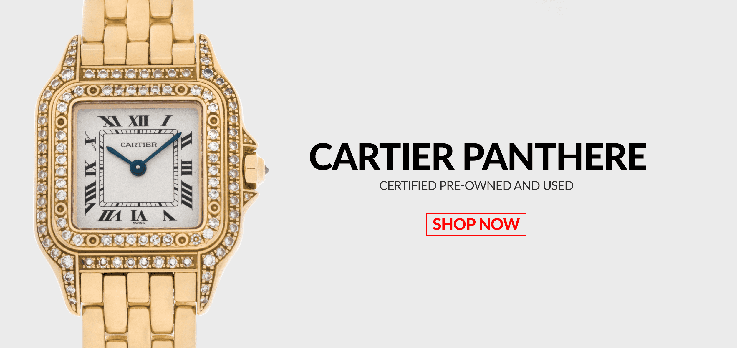 Pre-Owned Certified Used Cartier Panthere Header