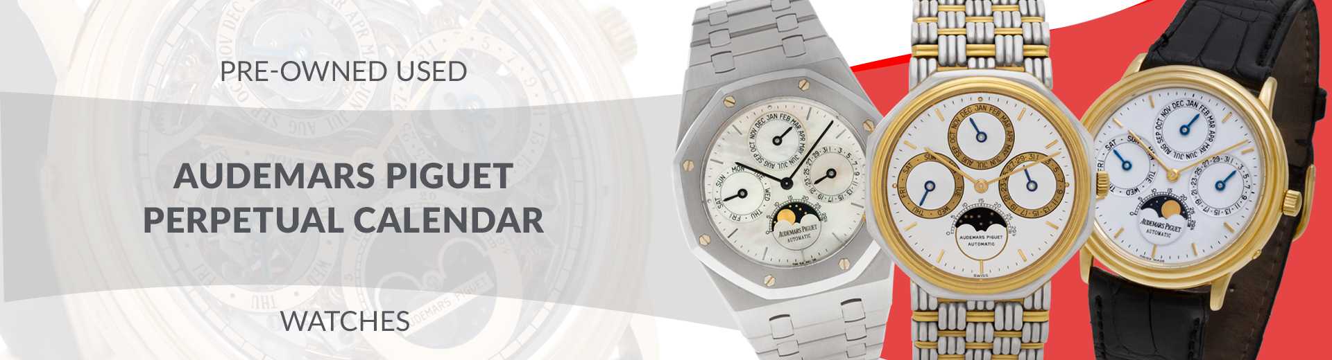Pre-Owned Certified Used Audemars Piguet Perpetual Watches Header
