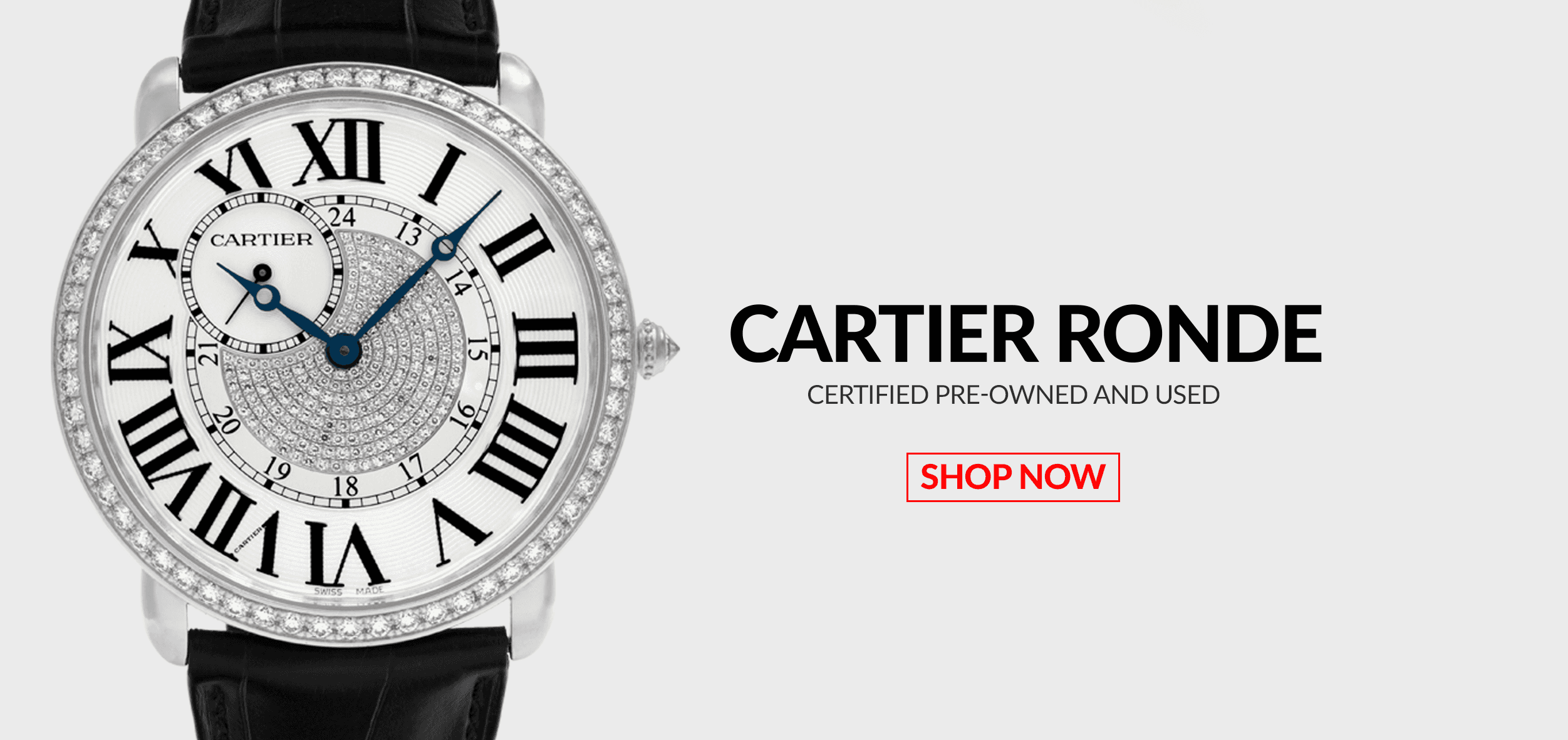 Pre-Owned Certified Used Cartier Ronde Header