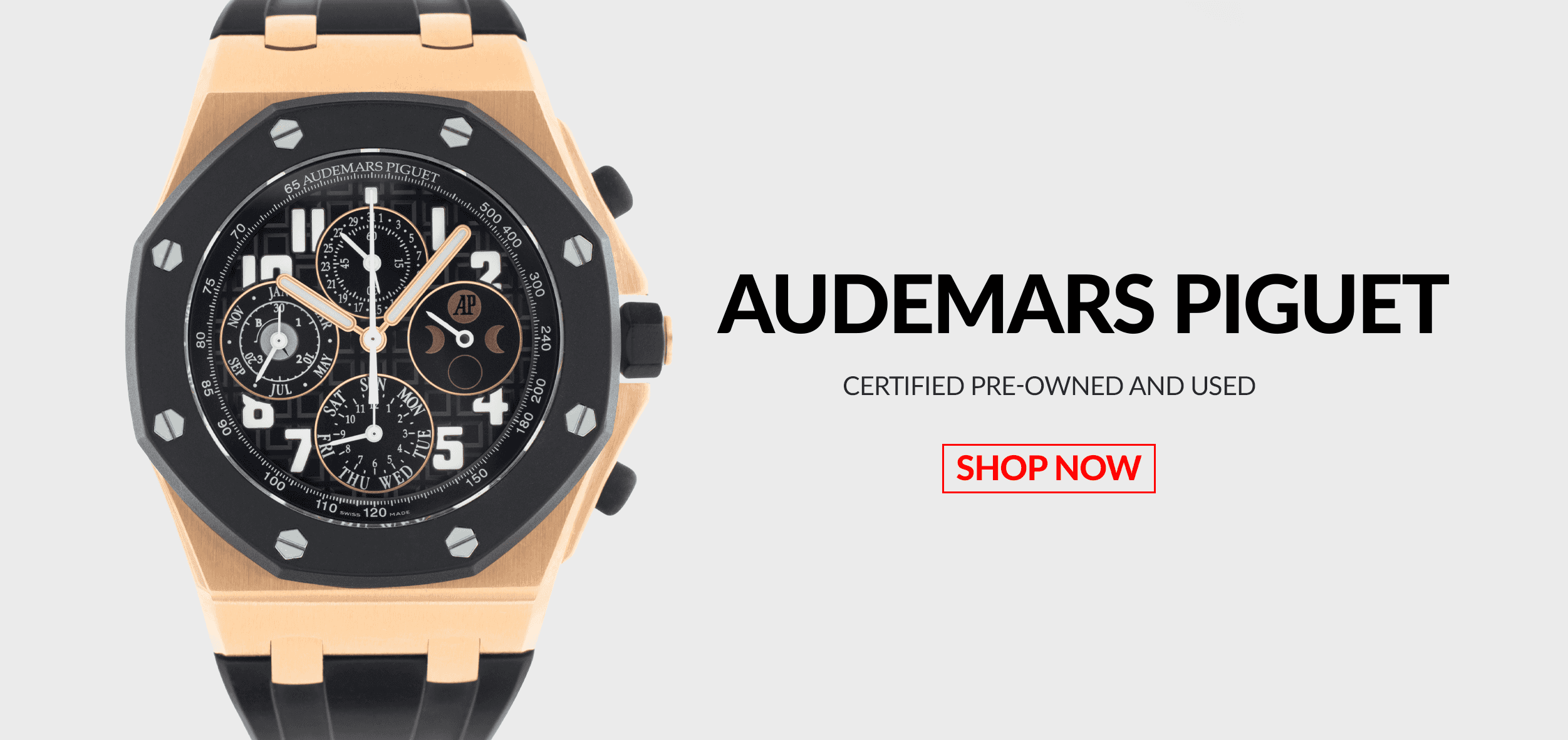 Pre-Owned Certified Used Audemars Piguet Watches Header