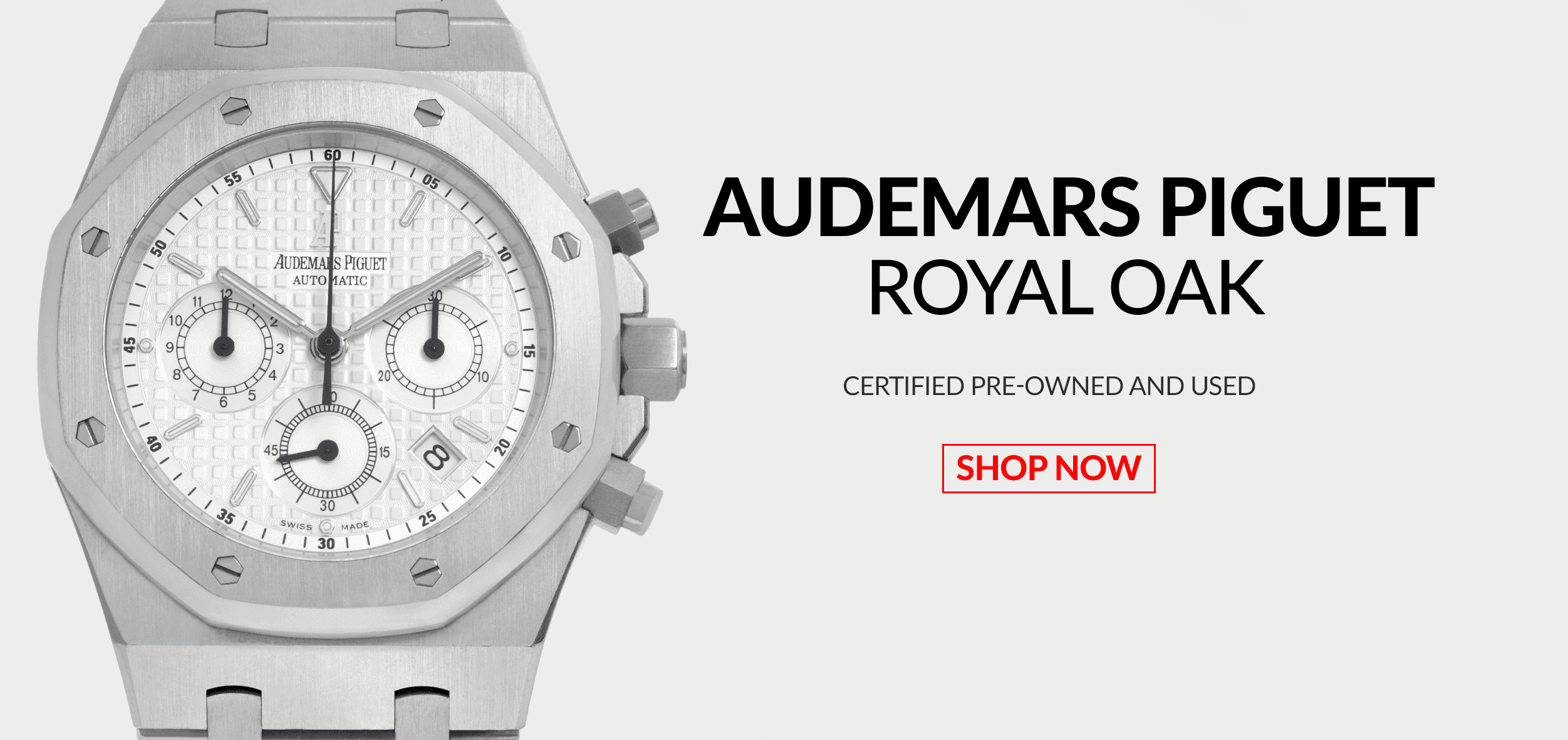 Pre-Owned Certified Used Audemars Piguet Royal Oak Watches Header