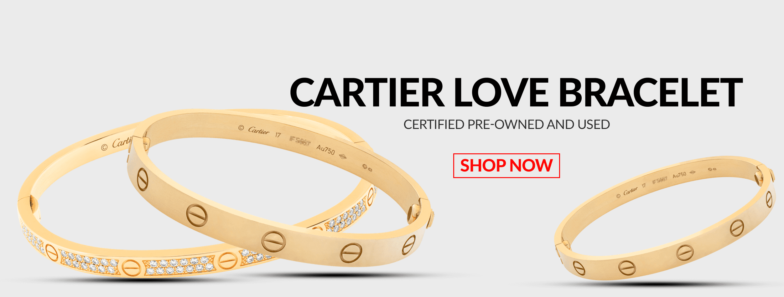 Pre-Owned Certified Used Cartier Love Header